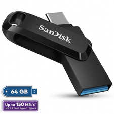 فلش مموری OTG USB3.1 سن دیسک مدل SDDDC3 Ultra Drive Go Type-C 64 GB